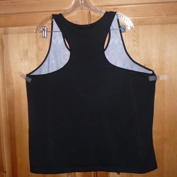 DOTS Womans 2X Multi-Color Sequence Stretch Formal Tank Top - Picture 3 of 3